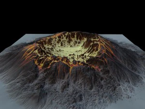 volcano12 3D Model