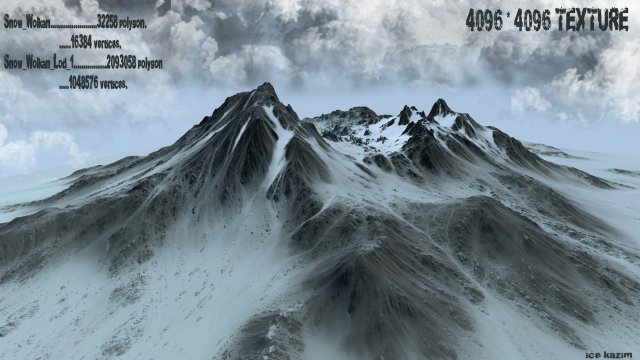 snowmountain13 Modelo 3D .c4d .max .obj .3ds .fbx .stl .blend 