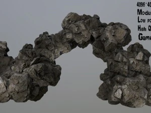 roccia Modello 3D