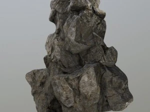 ロック 3Dモデル