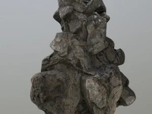 ロック 3Dモデル