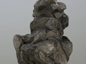 ロック 3Dモデル