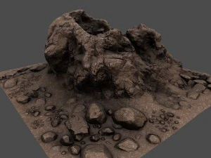 rock3 3D Model