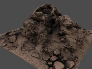 rock3 3D Model