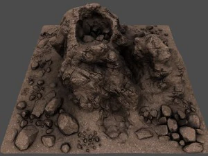 rock3 3D Model