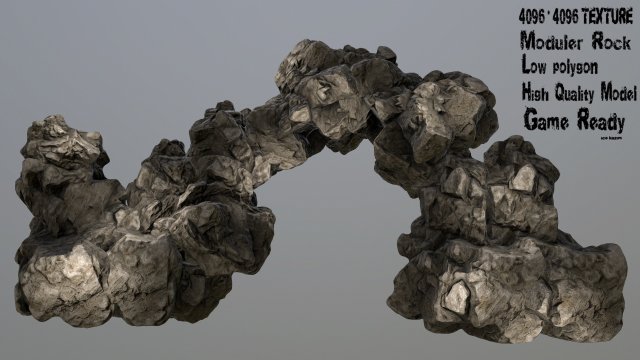 rock4 3D Model .c4d .max .obj .3ds .fbx .stl .blend 