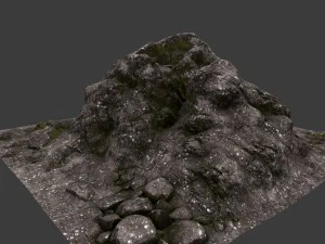 roccia5 Modello 3D