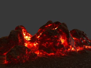 lava rock 3D Model