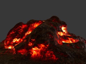 lava rock 3D Model