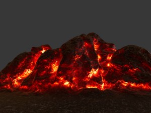 lava rock 3D Model