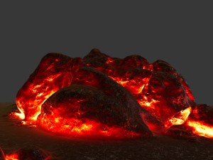 lava rock 3D Model