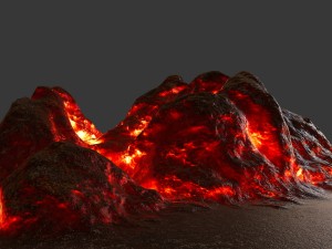 lava rock 3D Model