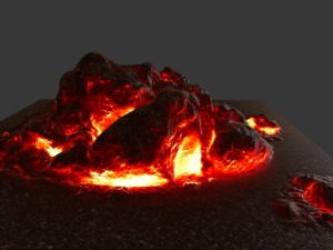 lava rock 3D Model