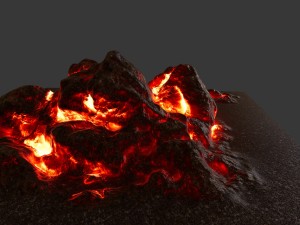 lava rock 3D Model