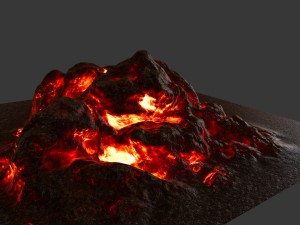 lava rock 3D Model
