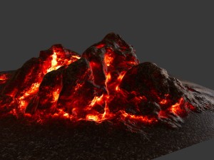 lava rock 3D Model