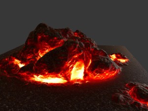lava rock 3D Model