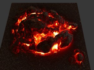 lava rock 3D Model
