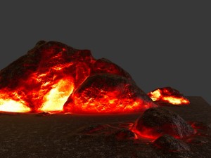 lava rock 3D Model