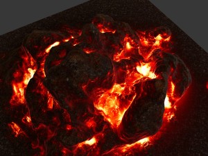 lava rock 3D Model