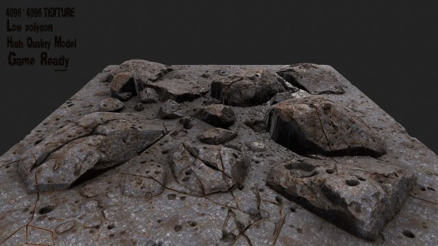 rock Modello 3D .c4d .max .obj .3ds .fbx .stl .blend