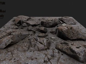 roccia Modello 3D