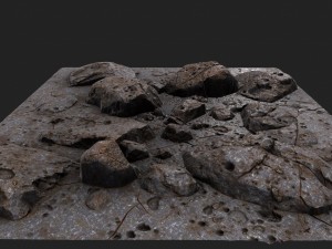 rock Modello 3D