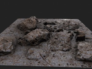rock Modello 3D