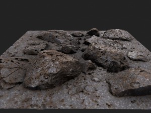 rock Modello 3D