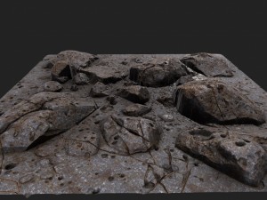 rock Modello 3D