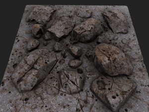 rock Modello 3D
