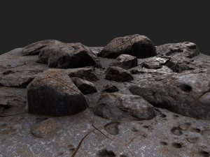 rock Modello 3D