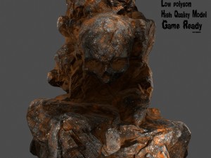 skull rock Model 3D
