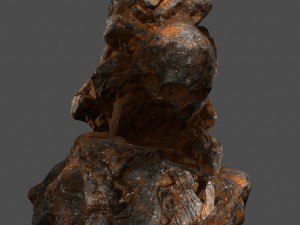 skull rock 3D Model