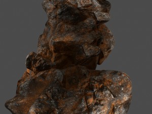 skull rock 3D Model