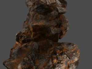 roccia del cranio Modello 3D