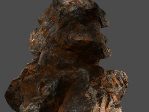 roccia del cranio Modello 3D