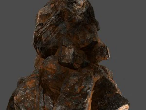 roccia del cranio Modello 3D