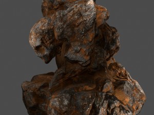 skull rock 3D Model