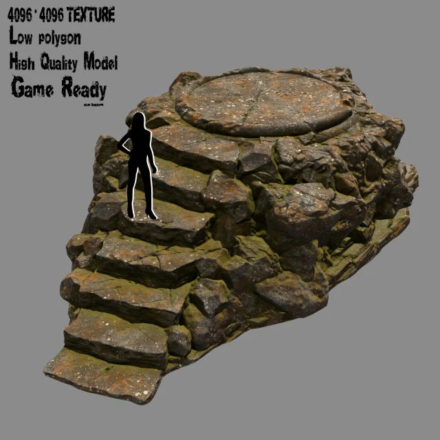 temple 3D Model .c4d .max .obj .3ds .fbx .stl .blend 