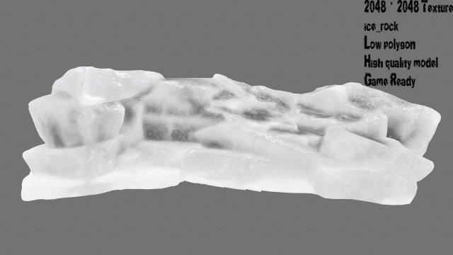 ice 4 Model 3D .c4d .max .obj .3ds .fbx .stl .blend 