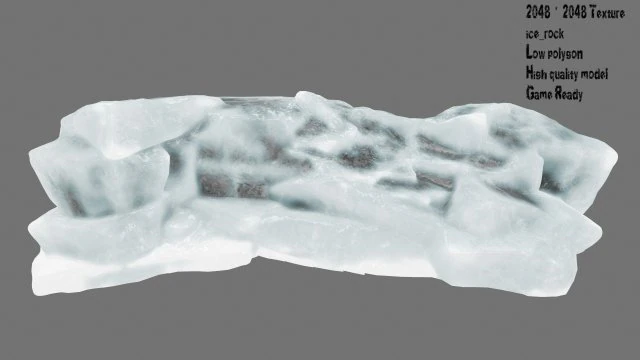 ice 6 3D Model .c4d .max .obj .3ds .fbx .stl .blend 