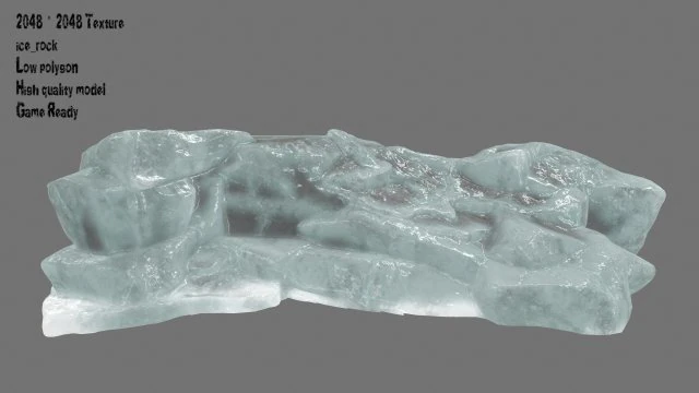 ice 10 3D Model .c4d .max .obj .3ds .fbx .stl .blend 