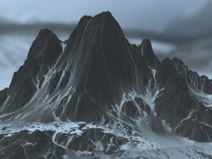 snow mountain 3D Модель
