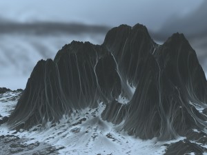snow mountain 3D Модель