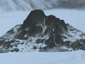 snow mountain 3D Модель