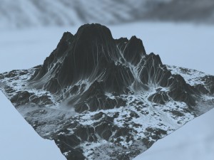 snow mountain 3D Модель