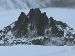 snow mountain 3D Модель