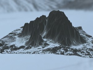snow mountain 3D Модель