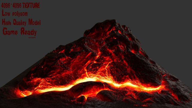 lava rock 15 Modello 3D .c4d .max .obj .3ds .fbx .stl .blend 